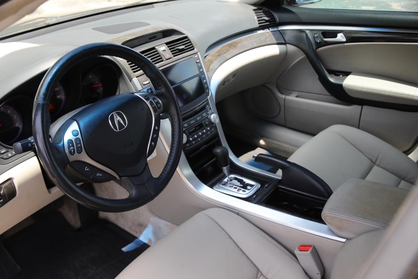 2008 BLACK ACURA TL 5-Speed AT with Navigation System (19UUA66238A) with an 3.2L V6 SOHC 24V engine, 5-SPEED AUTOMATIC transmission, located at 420 E. Kingsbury St., Seguin, TX, 78155, (830) 401-0495, 29.581060, -97.961647 - Photo#6